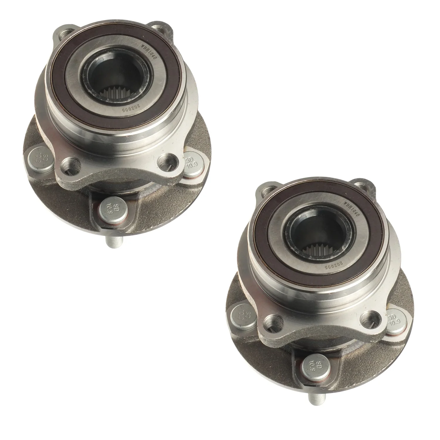 2 x Rear Wheel Bearing Hubs For Subaru Legacy BR, Liberty BM BR, Outback BR