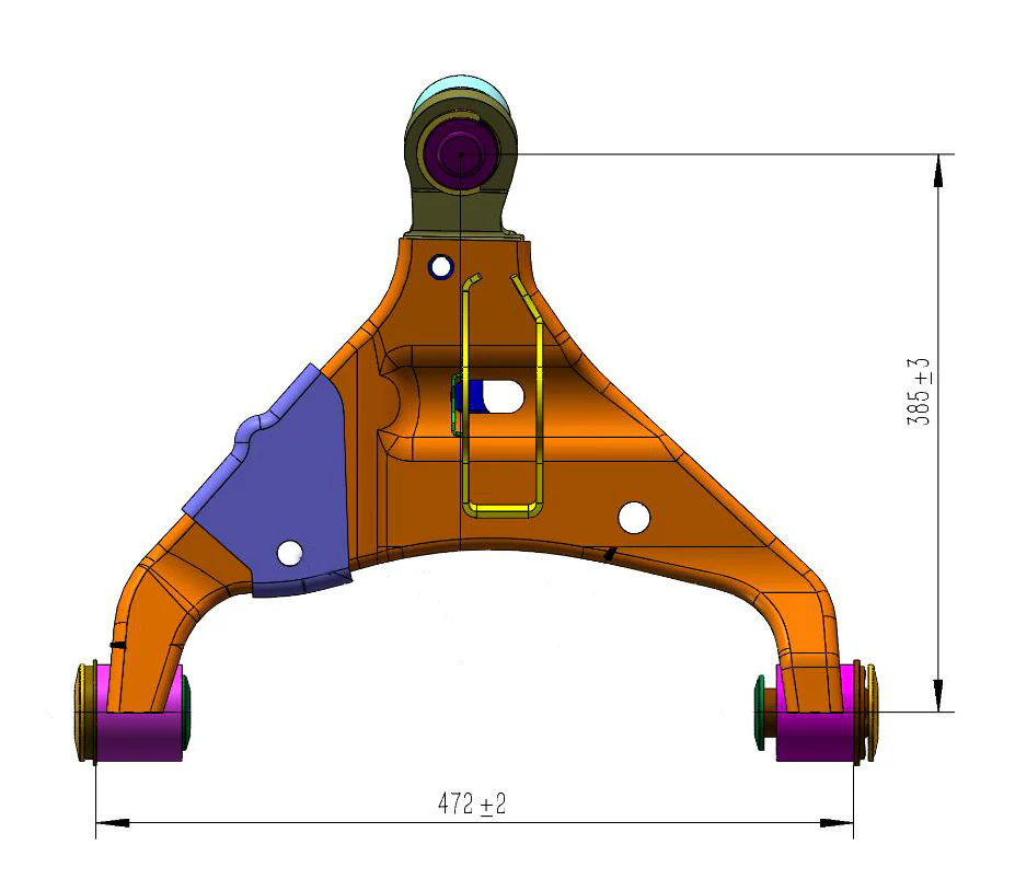 Left Front Lower Control Arm for GWM Tank 300 500 inc Hybrid, Ute Cannon 2020-On - Image 3