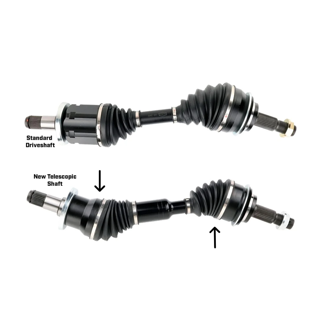 2X Extended CV Shaft for Toyota Hilux GGN125 GUN126 GUN125 Fortuner GUN156 15~ON