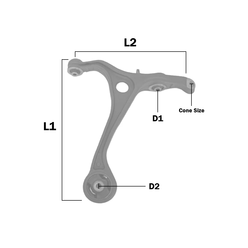 Front Left Lower Control Arm For Honda Accord CM CL Euro 2.0L 2.4L 3.0L FWD - Image 3