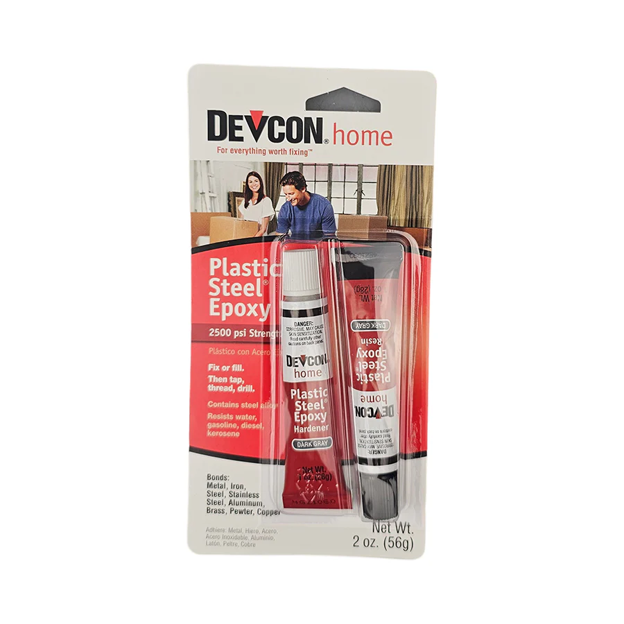 Devcon Plastic Steel Epoxy (2 Tubes) 56.8g 52345