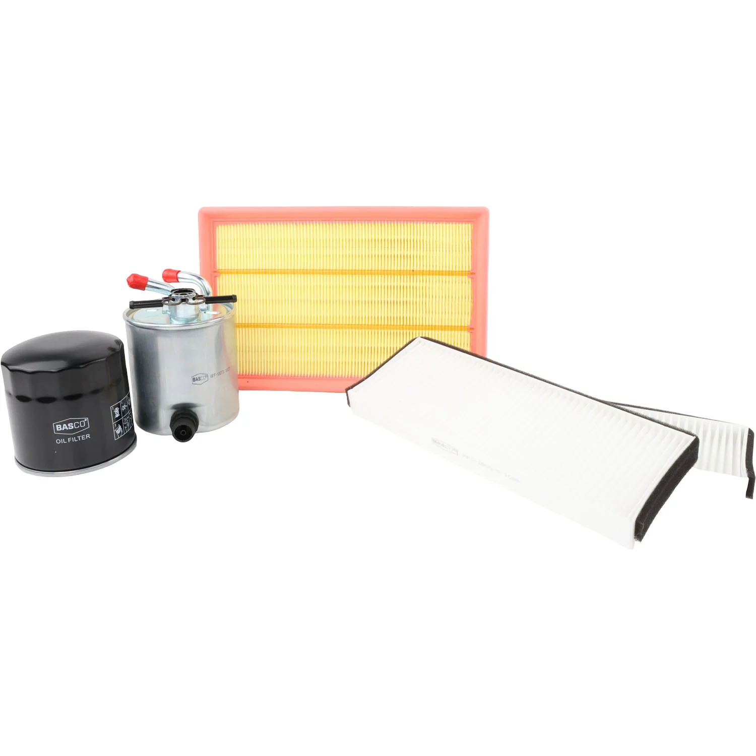 Air Cabin Fuel Oil Filter Kit for Nissan Navara D40, Pathfinder R51 YD25DDTI