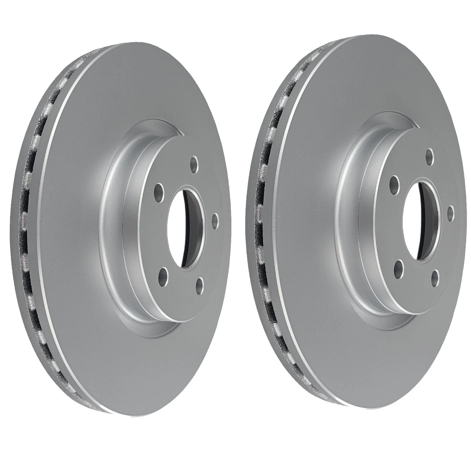Pair Front Brake Rotors for Ford Escape ZG, Focus LV LW LS LT, Kuga TE TF, Volvo C30 C70 S40 V40 V50