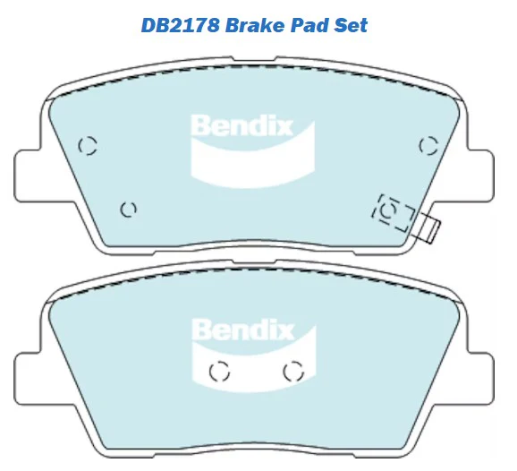 Bendix Brake Pad Set for Hyundai Santa Fe CM DM | Kia Sorento XM -  DB2178-4WD - Image 2