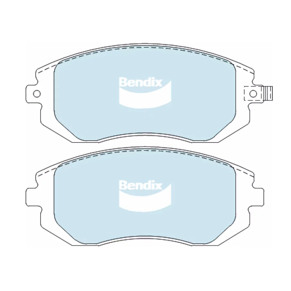 Front Bendix HD Brake Pads for Subaru BRZ ZC Z10 ZC6, Crosstrek GP G23 GP7, Exiga YA Y10 YA9, Forester SF, SG, SH, SJ, SK, Forester SH, SJ, Impreza GD, GE, GG, GH, GJ, GP, Impreza WRX G3, G22, Legacy BL, BM, BP, BR, Legacy BL, BP, BR, BM - Image 2