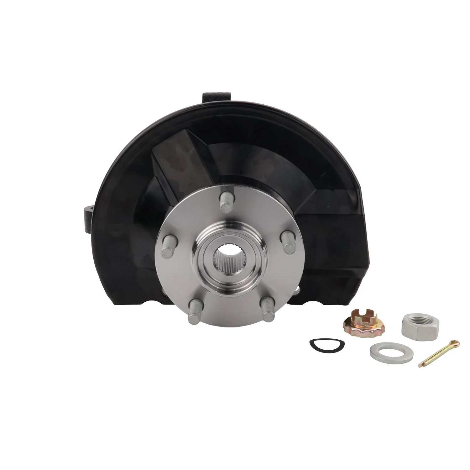 Two Front Wheel Bearing, Hub + Knuckle for Jeep Compass MK, Jeep Patriot MK, Dodge Caliber PM PM - Image 4