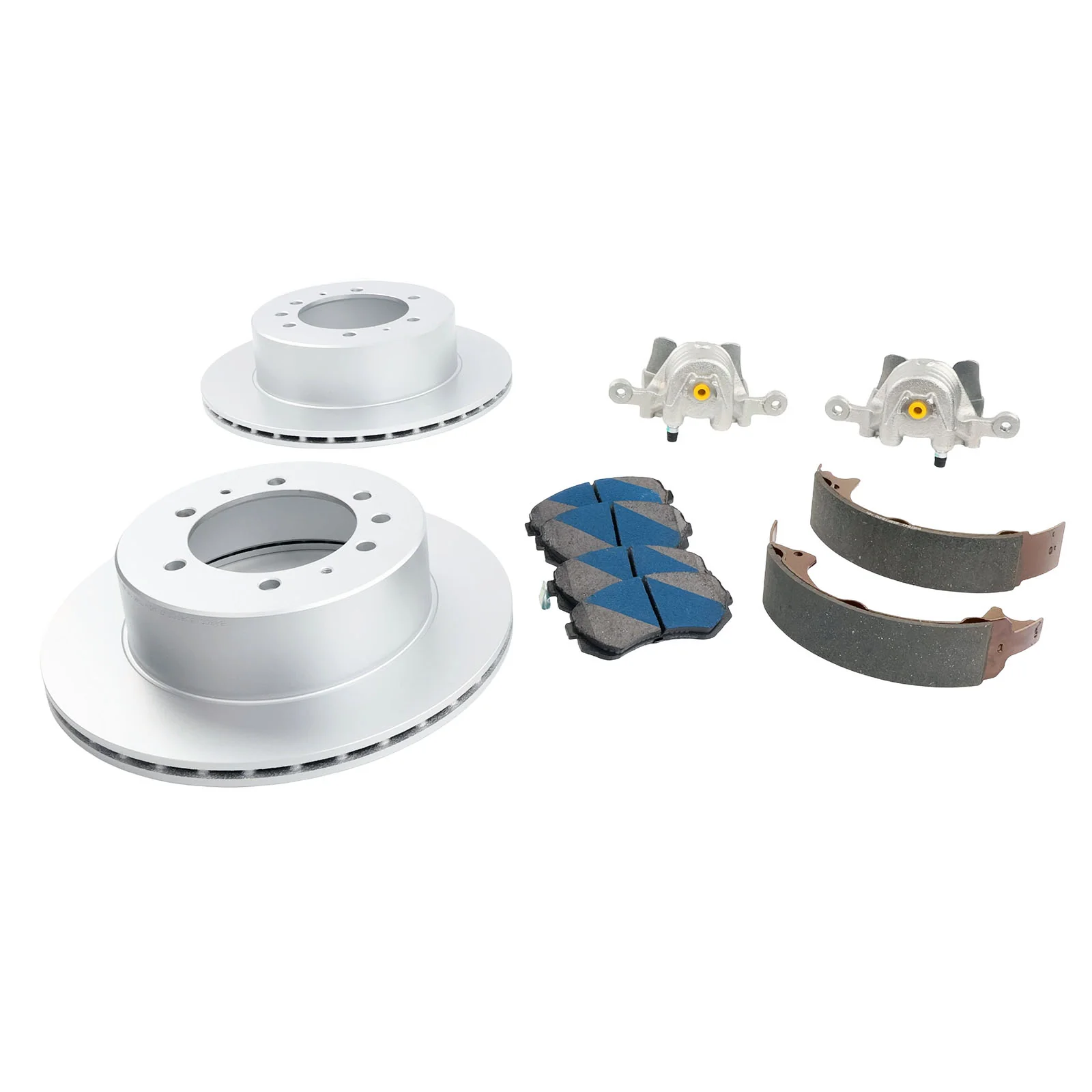 Bendix Rear Brake Pads, Calipers, Rotors & Shoes for Nissan Patrol GU Y61 DB1148 - Image 2