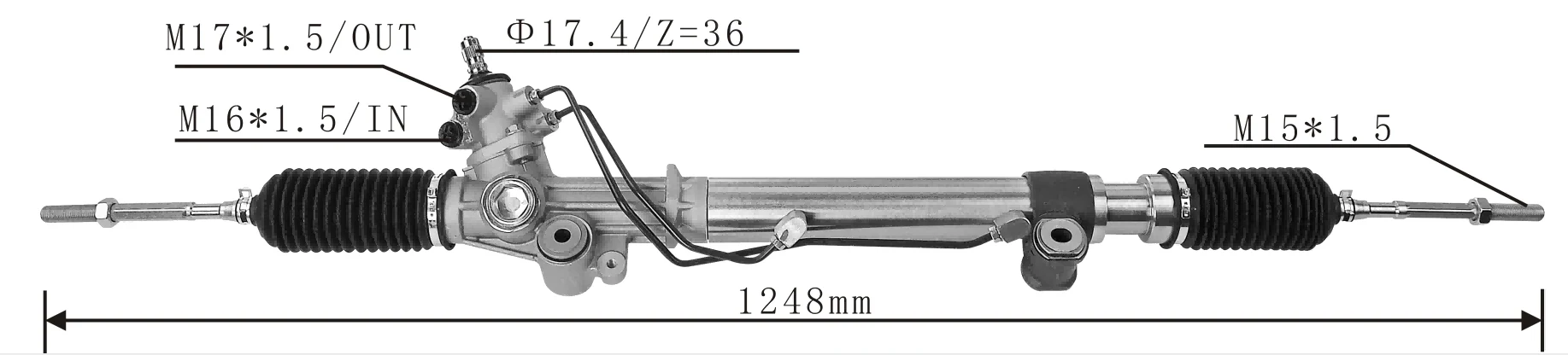 Complete Power Steering Rack for Toyota Landcruiser Prado KZJ120 KDJ120 GRJ120 - Image 3
