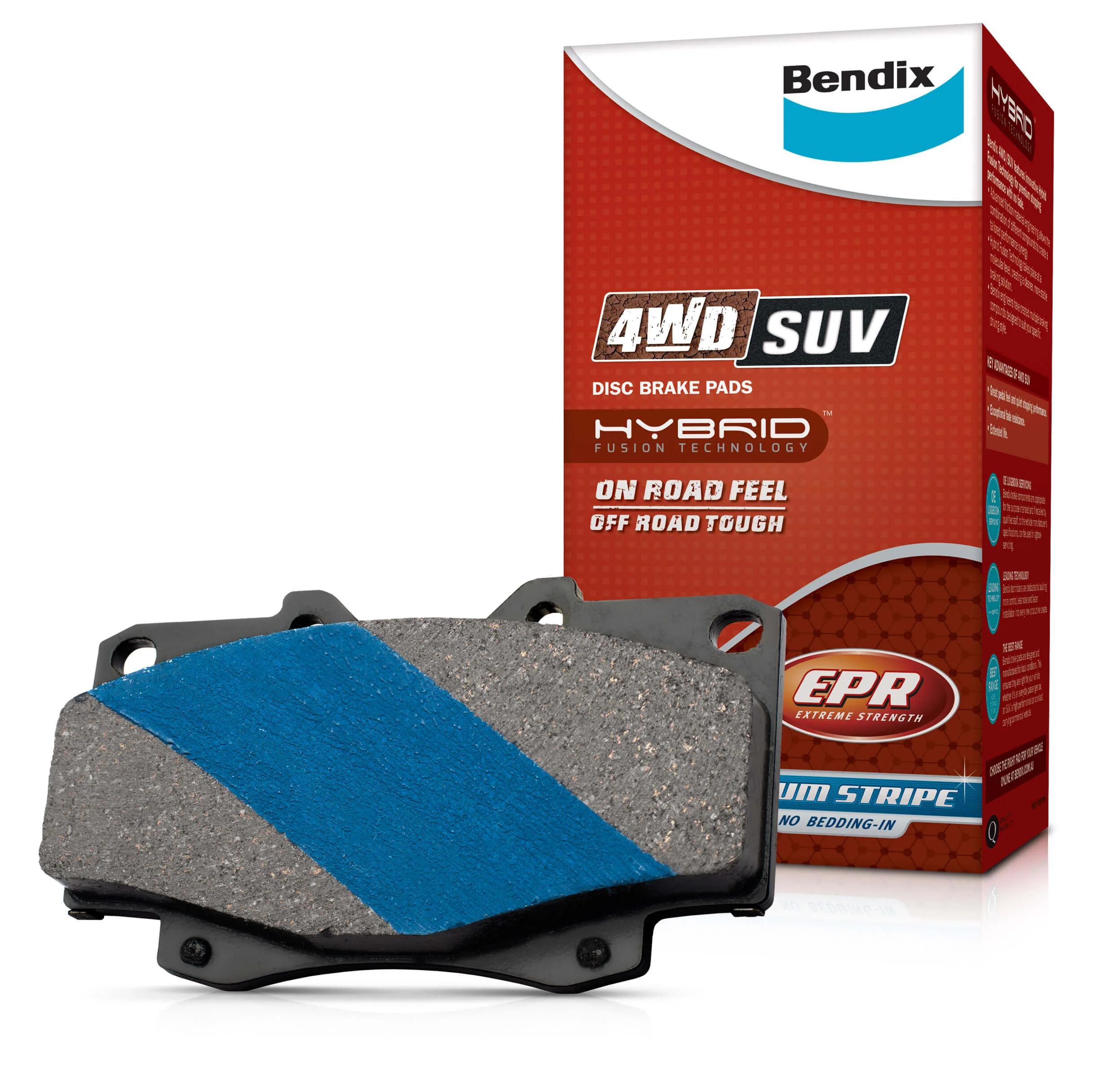 Bendix 4WD Front Brake Pads for Jaguar E-Pace X540, Land Rover Defender L663, Rover Range Rover L405, Rover Range Rover Vogue L405, Range Rover Evoque L551, Rover Evoque L538, Rover Sport L494 DB2686-4WD