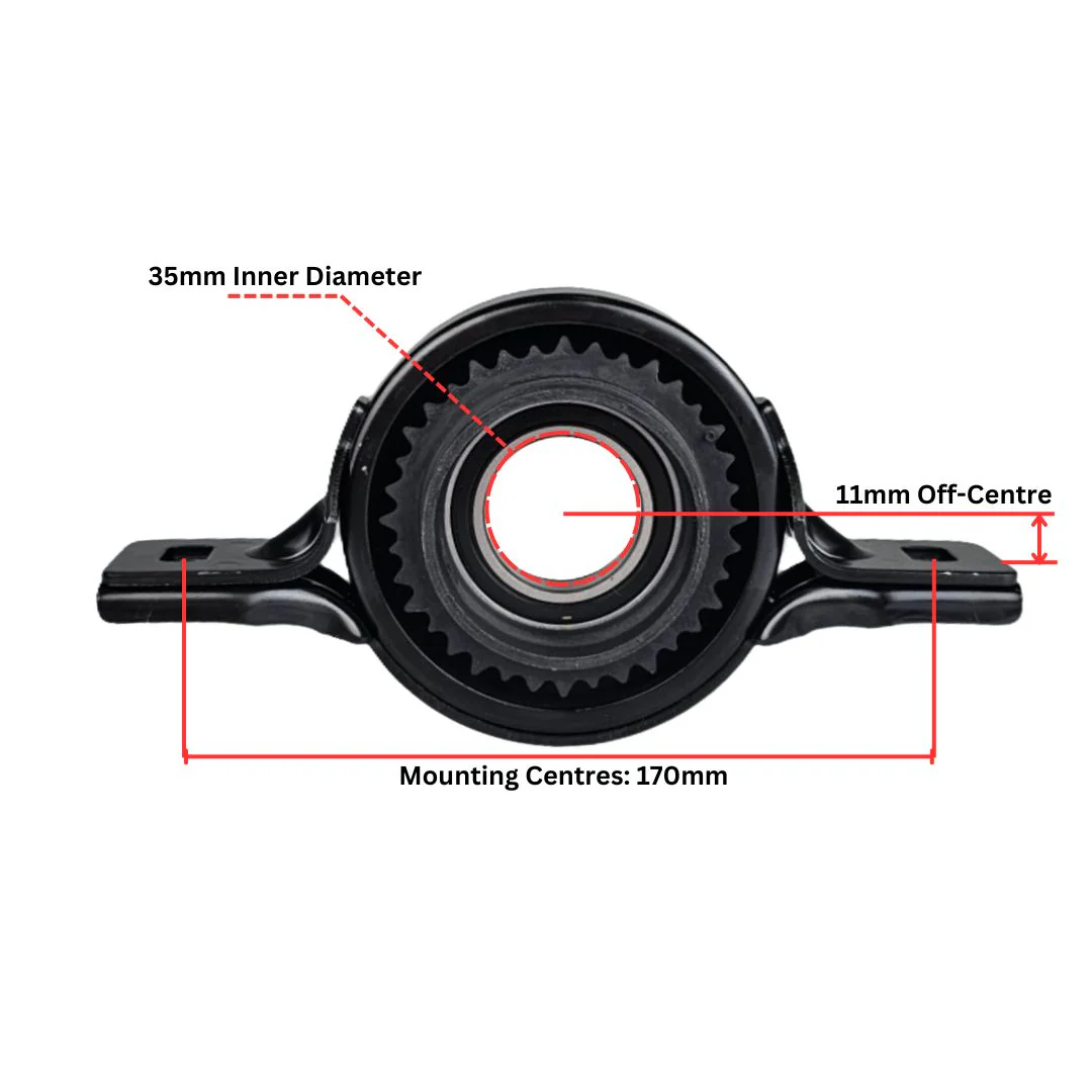 Driveshaft Centre Bearing For Ford Falcon FG FG X RWD Heavy Duty 25mm Offset - Image 2