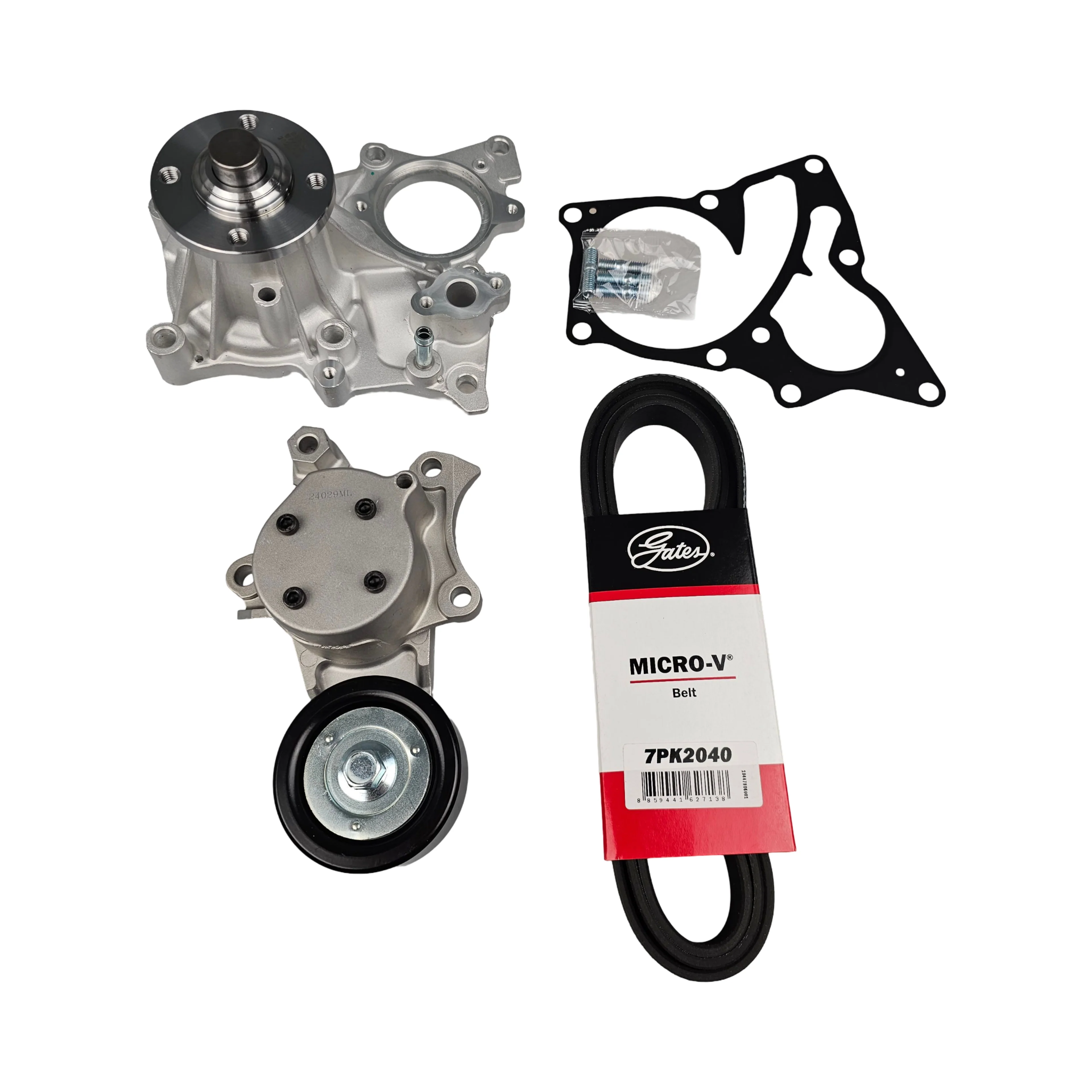 Drive Belt, W Pump & Tensioner For Toyota Landcruiser GDJ150 Granvia GDH303 2.8L