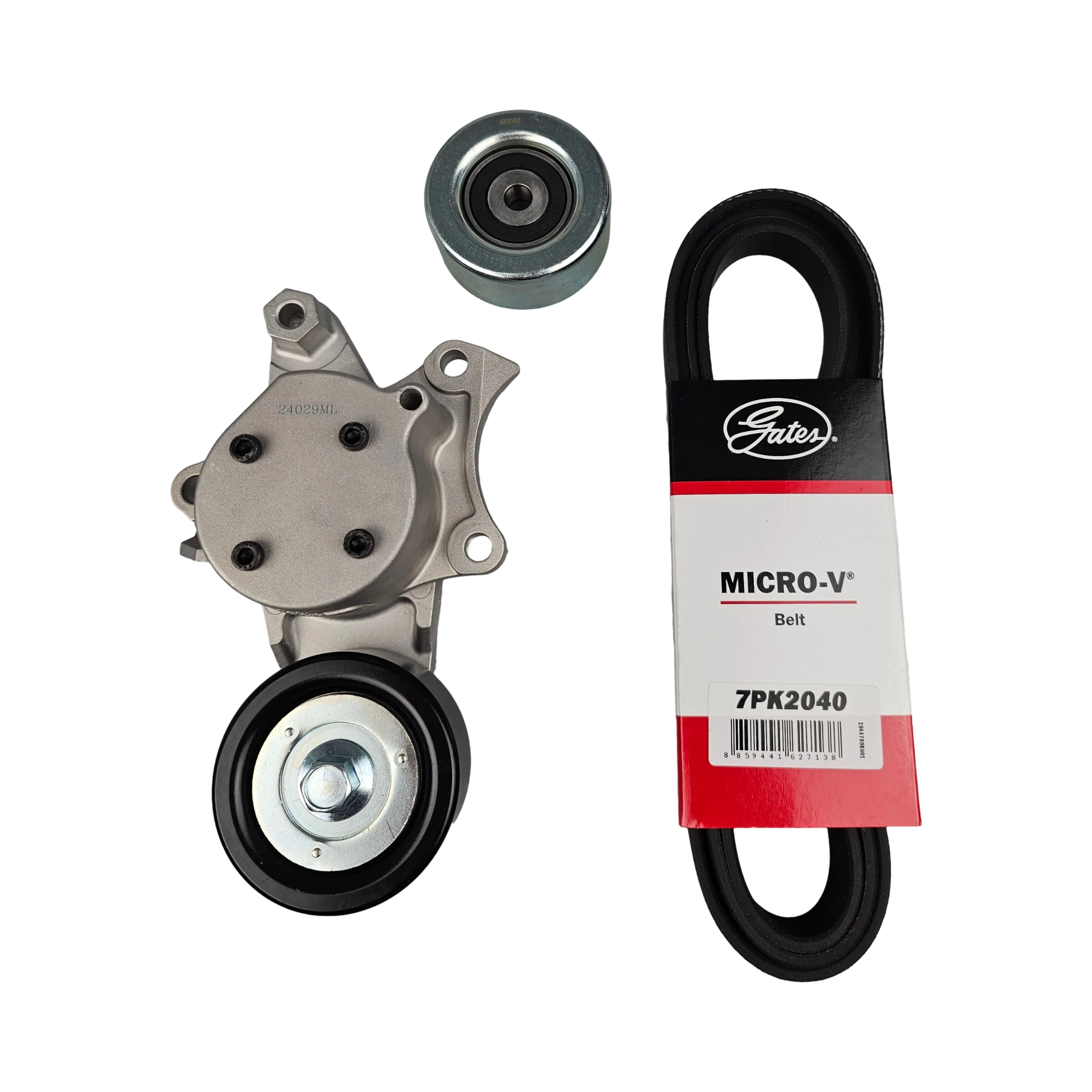 Engine Drive Belt Tensioner & Pulley For Toyota HiAce GDH300 GDH320 GDH322 2.8L