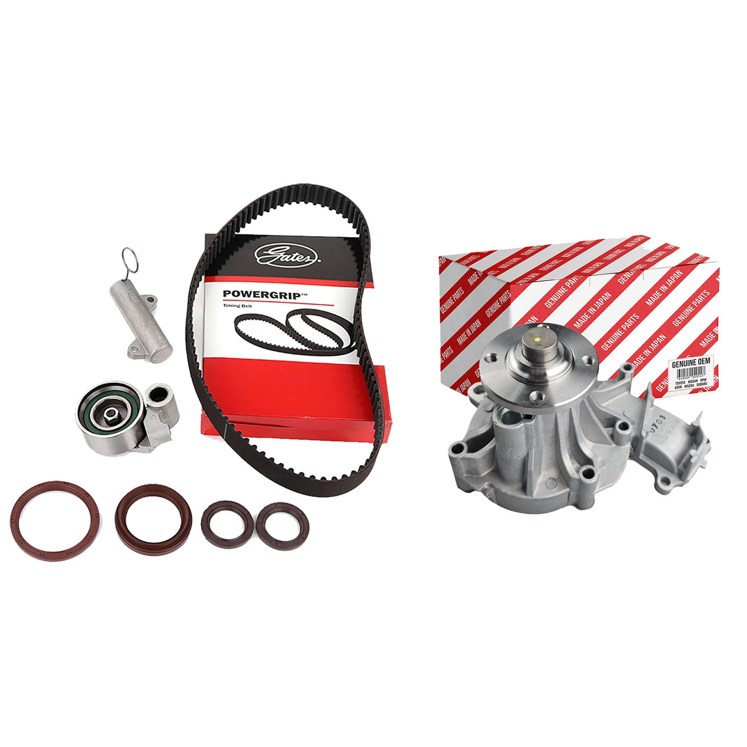 Timing Belt Kit w/ Water Pump for Toyota Hilux KUN16 KUN26 Daihatsu Delta V138