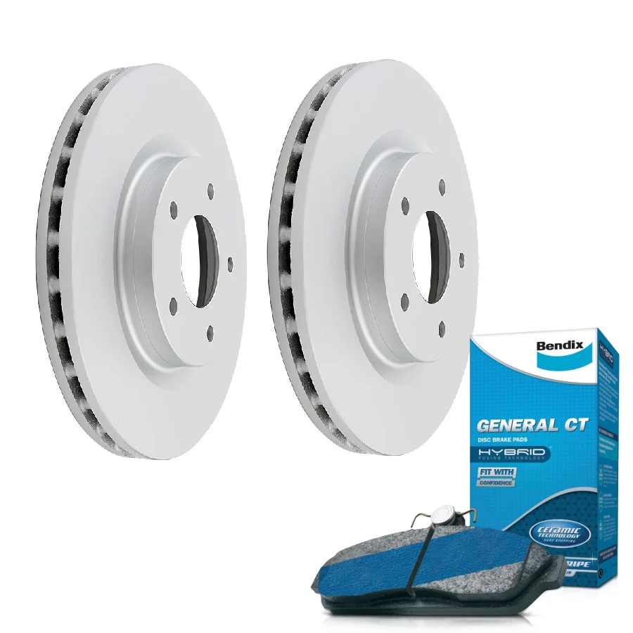 Bendix Front Brake Pads + Rotors for Mitsubishi Eclipse Cross YA YB
