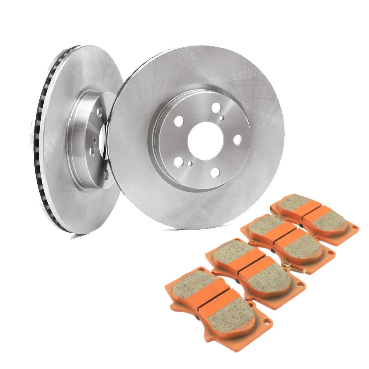 Front Brake Pads + Disc Rotors for Toyota Corolla ZWE186, Prius ZVW40 Rav4 ALA49