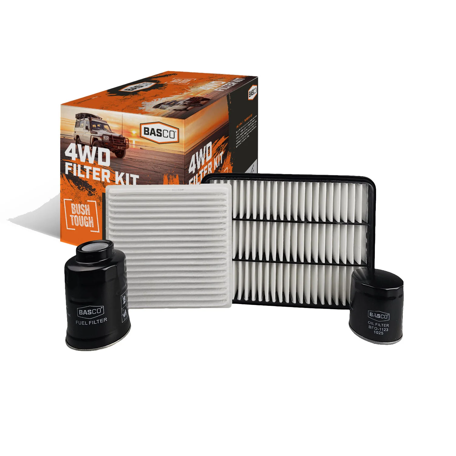 Oil Air, Primary Fuel, Cabin Filter Kit for Toyota Landcruiser Prado 3.0L 1KDFTV