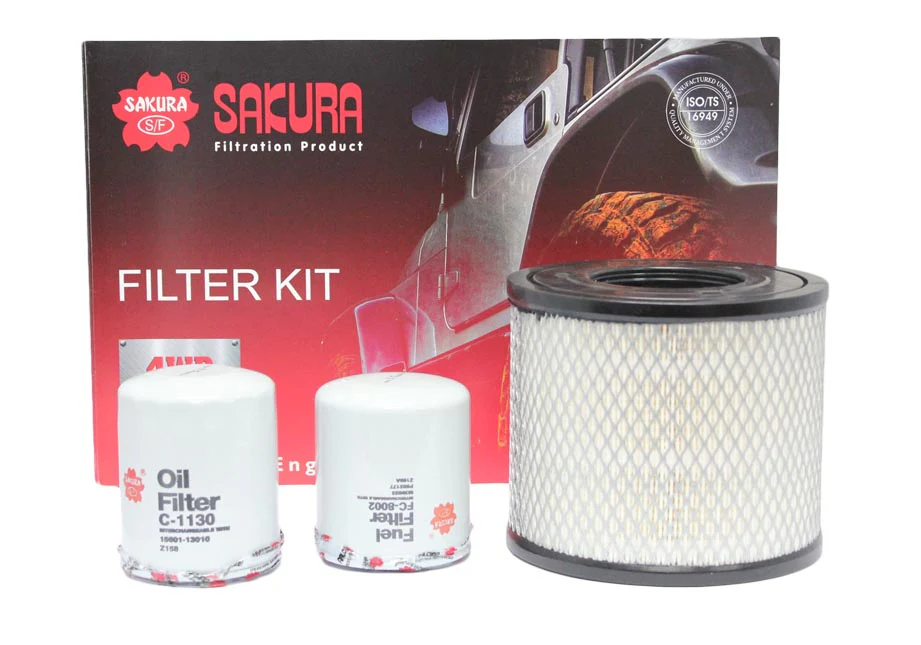K-15250 - Sakura 4WD Filter Kit for Holden Rodeo RA 3.0L 4JH1TC 2003-2007