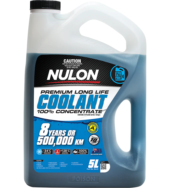Nulon Blue Premium Long Life Coolant 100% Concentrate 5 Litres - BLL5
