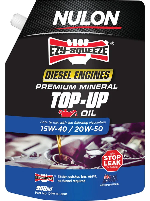 Nulon DPMTU-900 Diesel Engine Premium Mineral Top-Up Oil 900ml - DPMTU-900