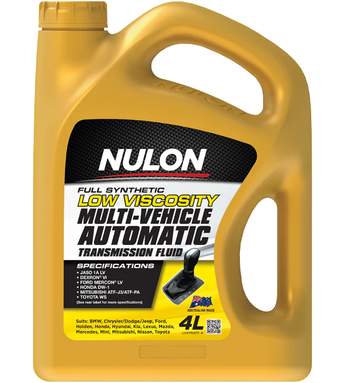 Nulon Full Synthetic Multi-Vehicle Automatic Transmission Fluid 4 Litres - LVSYNATF-4