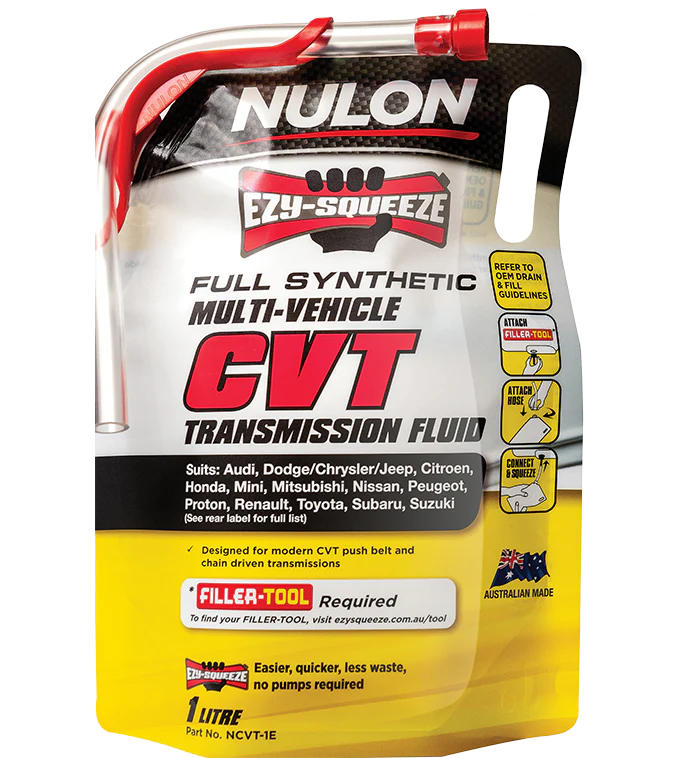 Nulon Full Synthetic Multi-Vehicle CVT Transmission Fluid 1 Litre - NCVT-1E
