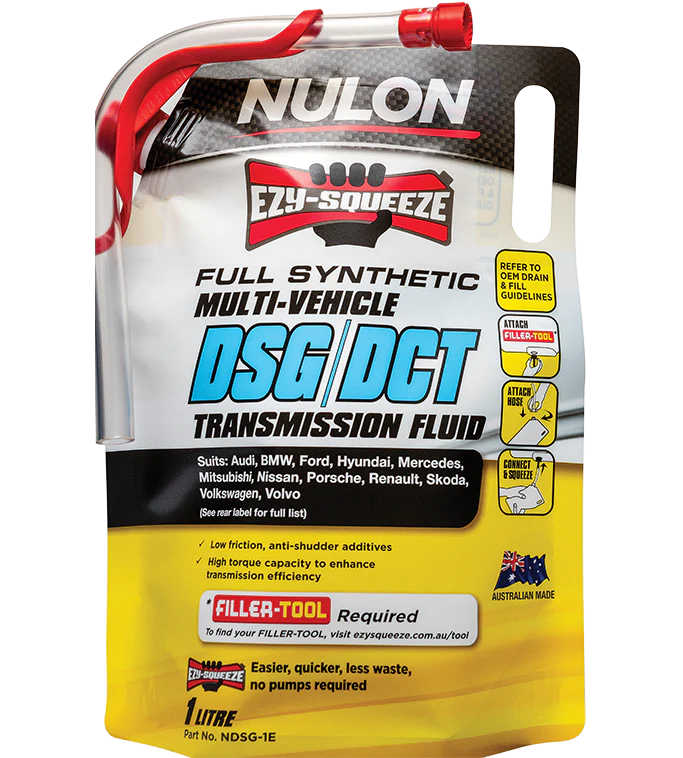 Nulon Full Synthetic Multi-Vehicle DSG/DCT Transmission Fluid 1 Litre - NDSG-1E
