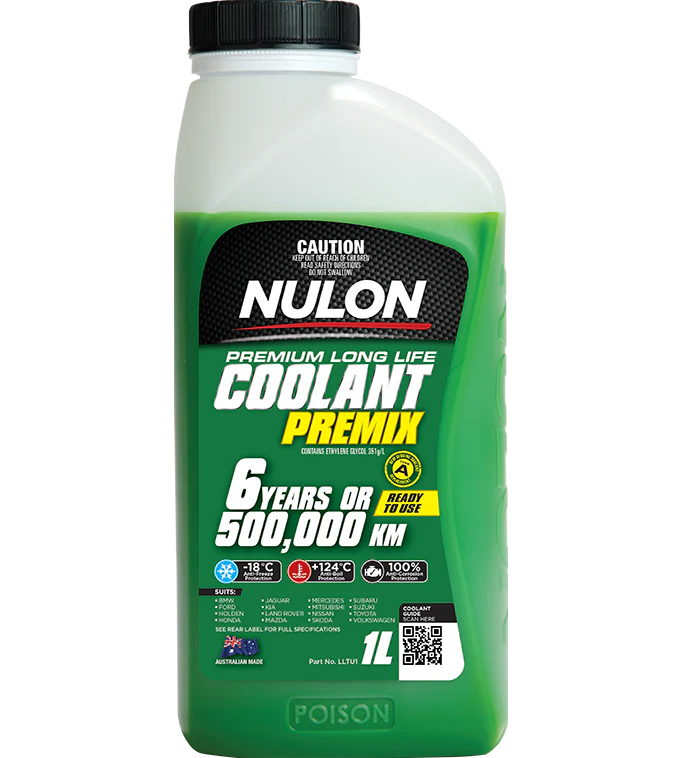 Nulon Green Premium Long Life Coolant Premix 1 Litre - LLTU1