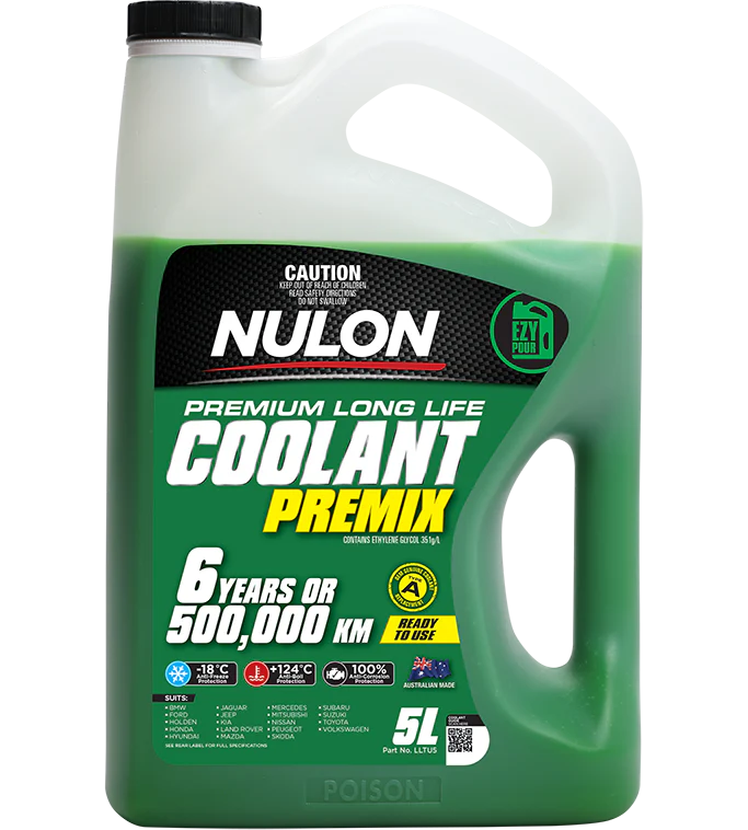 Nulon Green Premium Long Life Coolant Premix 5 Litres - LLTU5