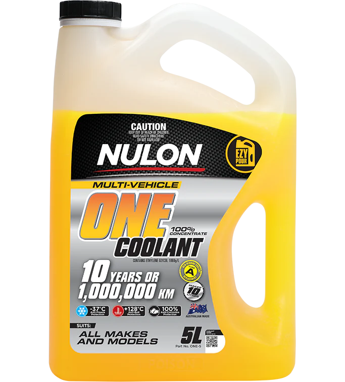 Nulon Multi-Vehicle ONE Coolant 100% Concentrate 5 Litres - ONE-5
