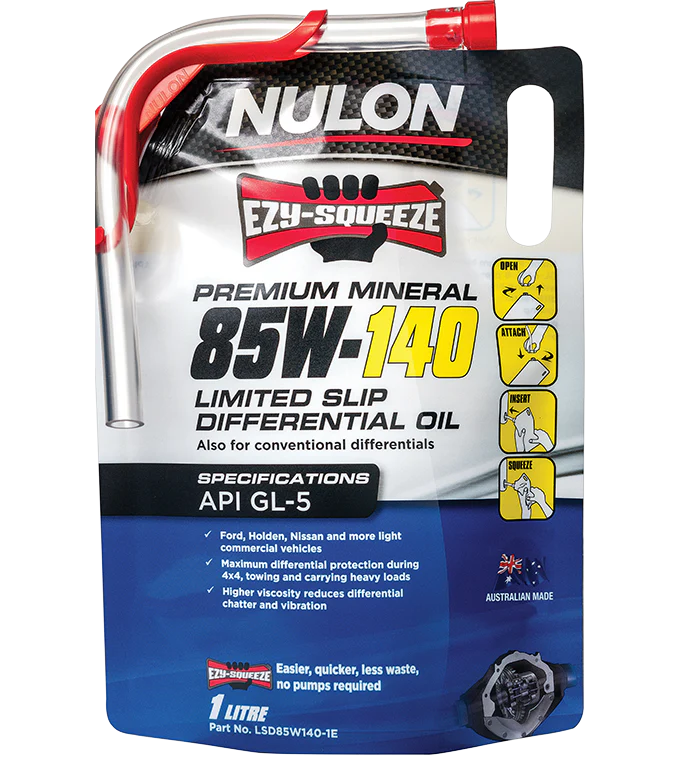 Nulon Premium Mineral 85W-140 Limited Slip Differential Oil 1 Litre - LSD85W140-1E