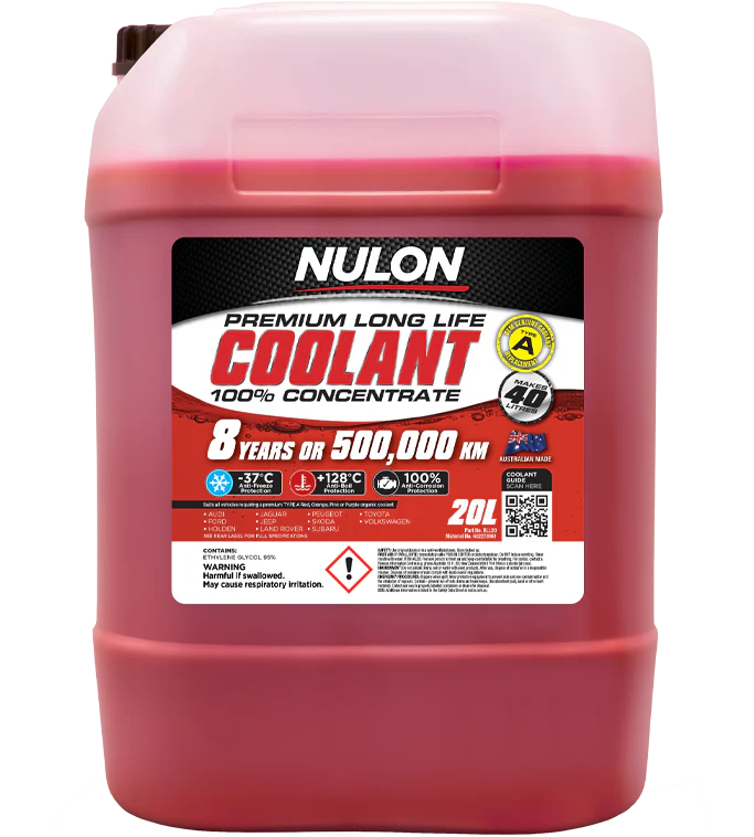 Nulon Red Premium Long Life Coolant 100% Concentrate 20L - RLL20