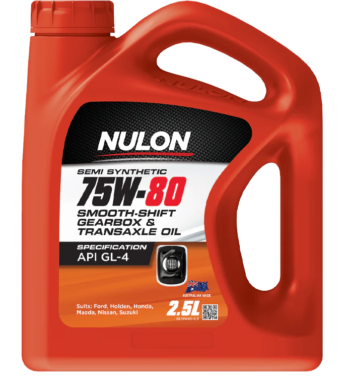 Nulon Semi Synthetic 75W-80 Smooth Shift Manual and Transaxle Oil 2.5 Litres - SS75W80-2.5
