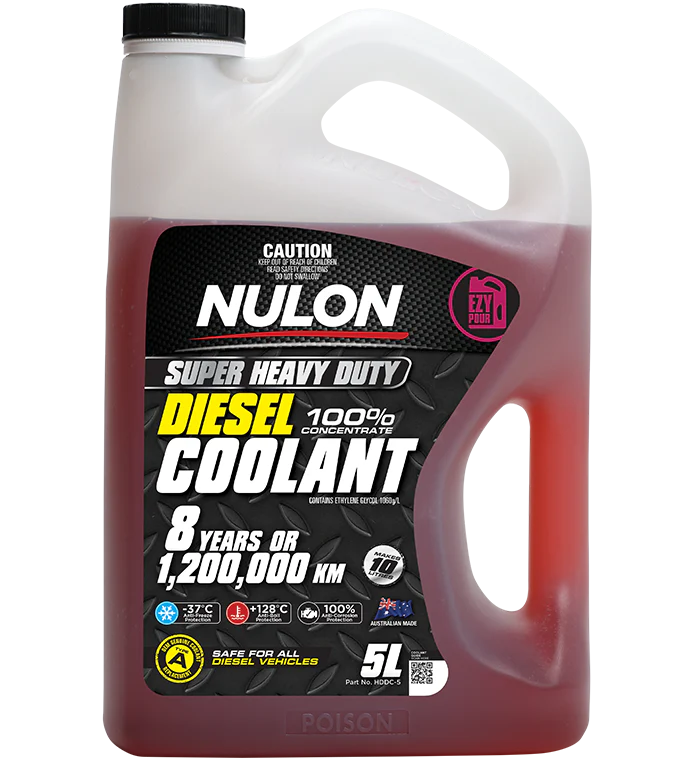 Nulon Super Heavy Duty Diesel Coolant 100% Concentrate 5 Litres - HDDC-5