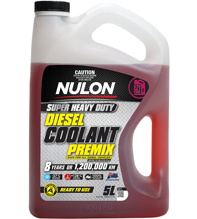 Nulon Super Heavy Duty Diesel Coolant Premix 5 Litres - HDDCTU-5