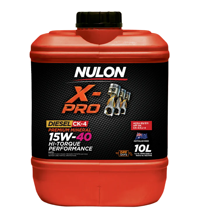 Nulon X-PRO 15W-40 HI-TORQUE PERFORMANCE 10 Litres Diesel - XPRHD15W40-10