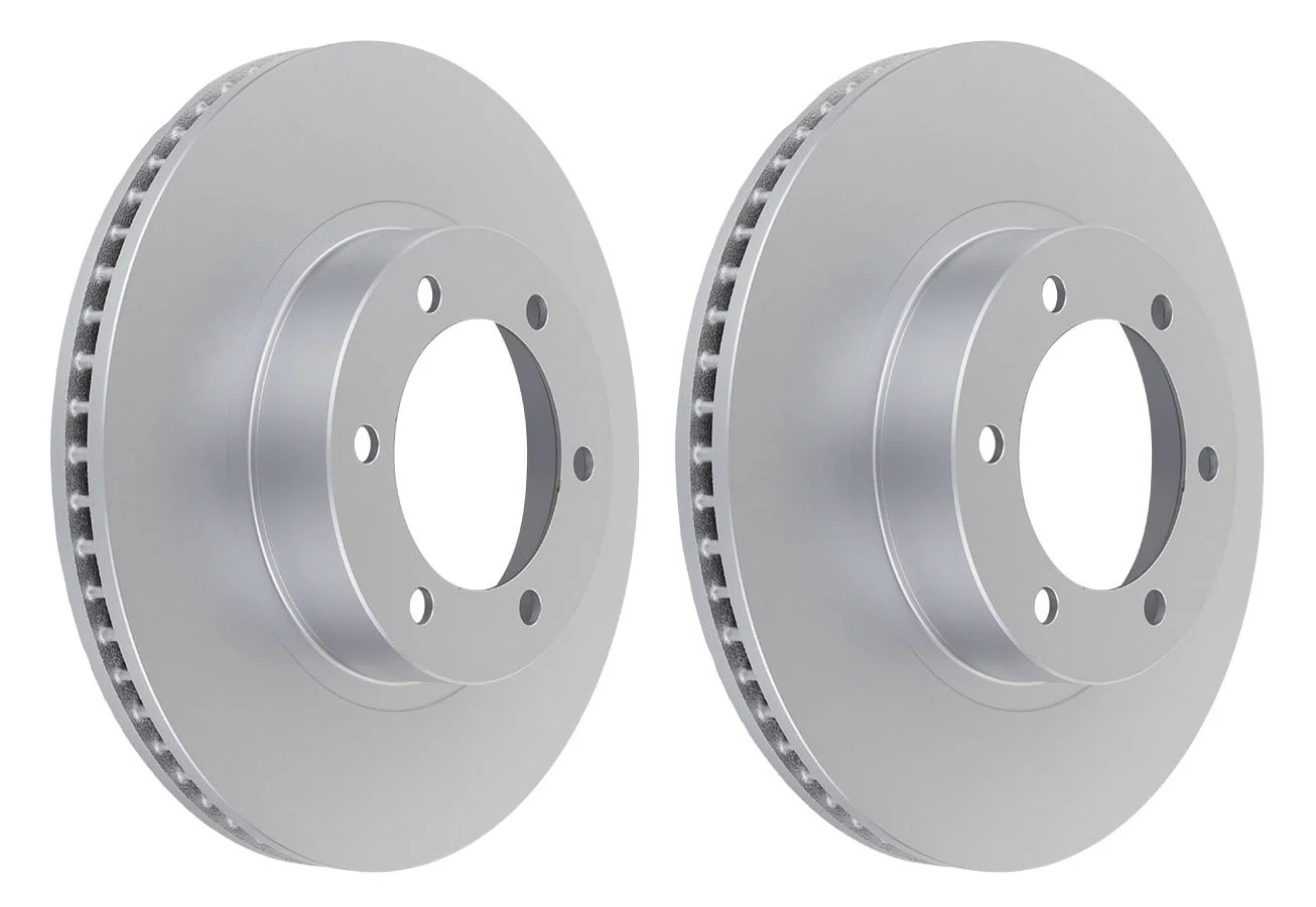 Pair Front Brake Disc Rotor for Toyota Fortuner Hilux Landcruiser Prado 2002-ON