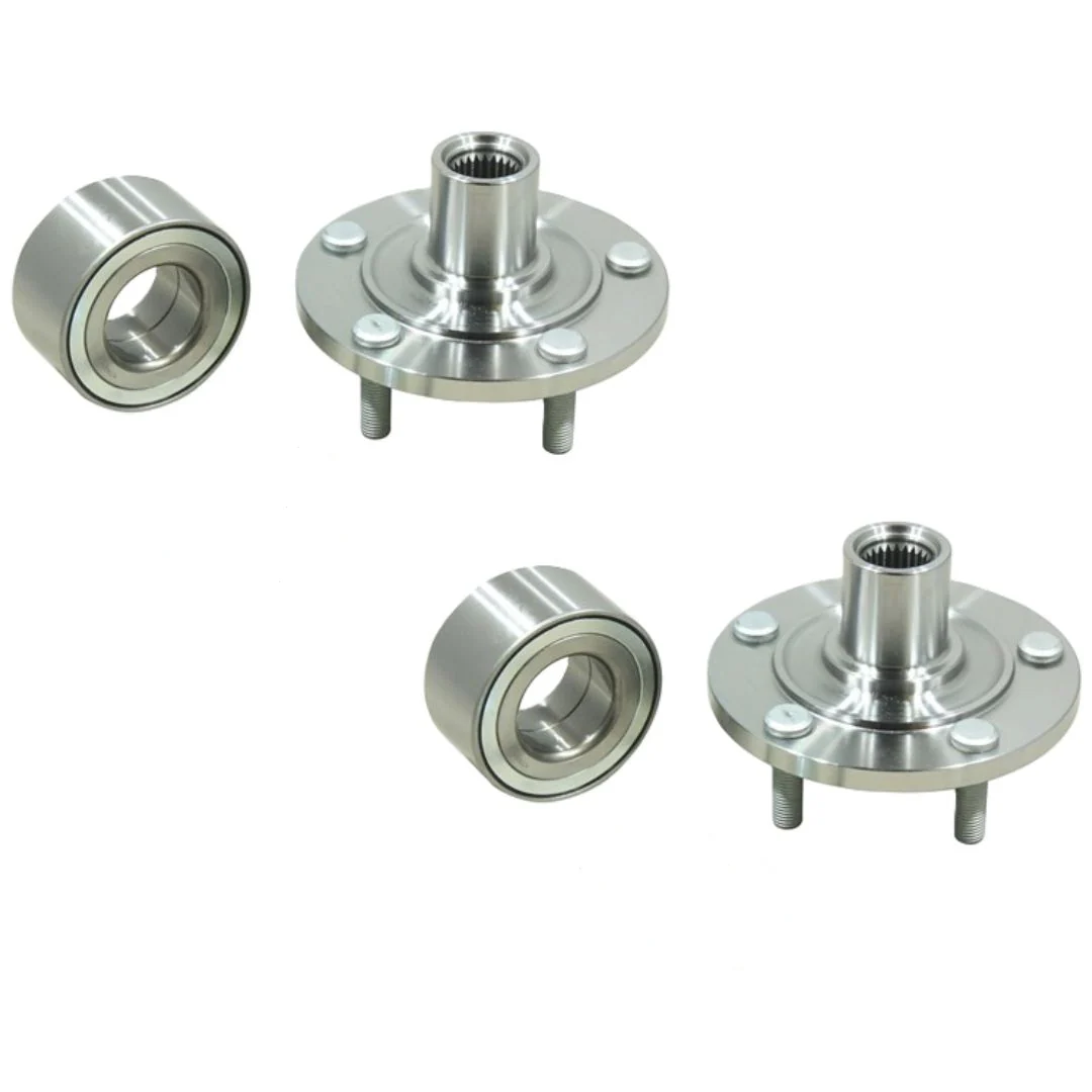 Pair Front Wheel Bearing Hub For Mitsubishi Lancer CG CH Outlander ZE ZF 2.0 2.4