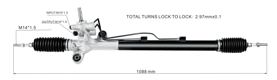 Power Steering Rack Pinion for Honda Accord CM CM5 2.4L FWD 2003-2008 - Image 4