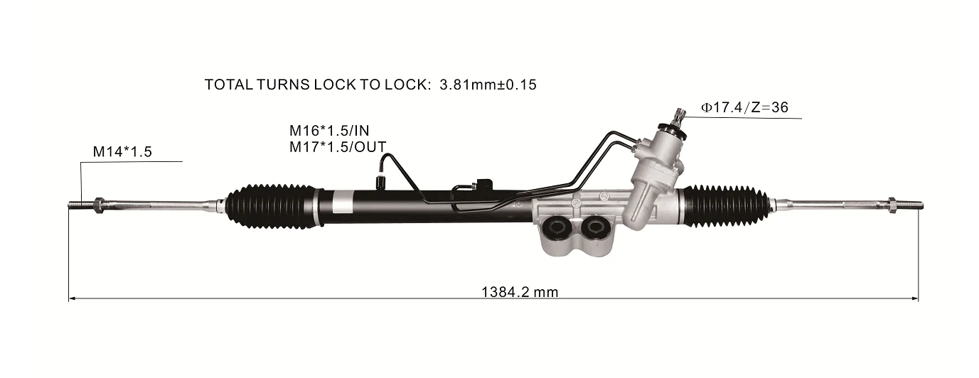 Power Steering Rack for Holden Colorado Colorado 7 RG Isuzu DMAX TFR 2012-On RWD - Image 4