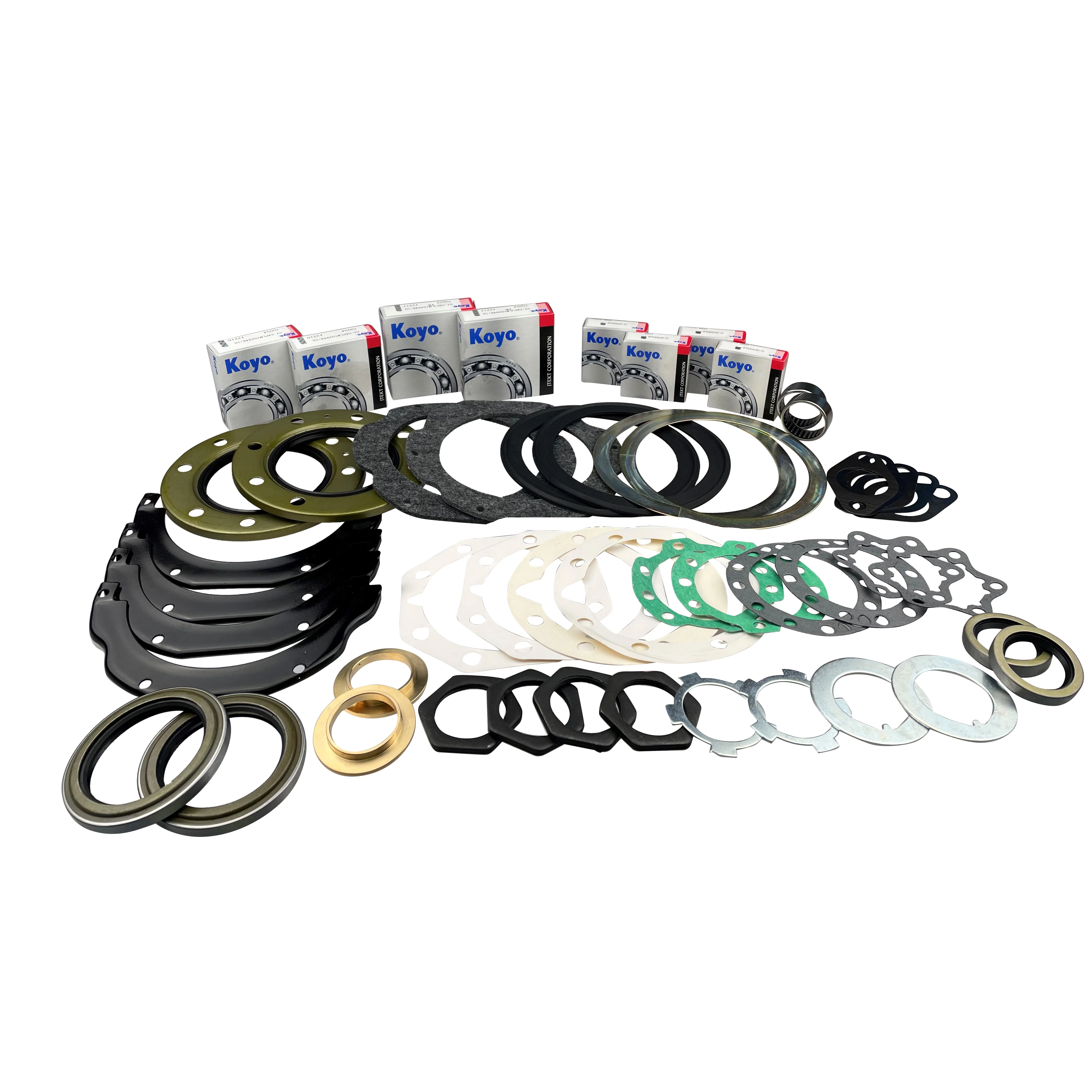 Swivel Hub Repair & Seal Kit w/ Wheel Bearings For Toyota Landcruiser HDJ HZJ VDJ FZJ